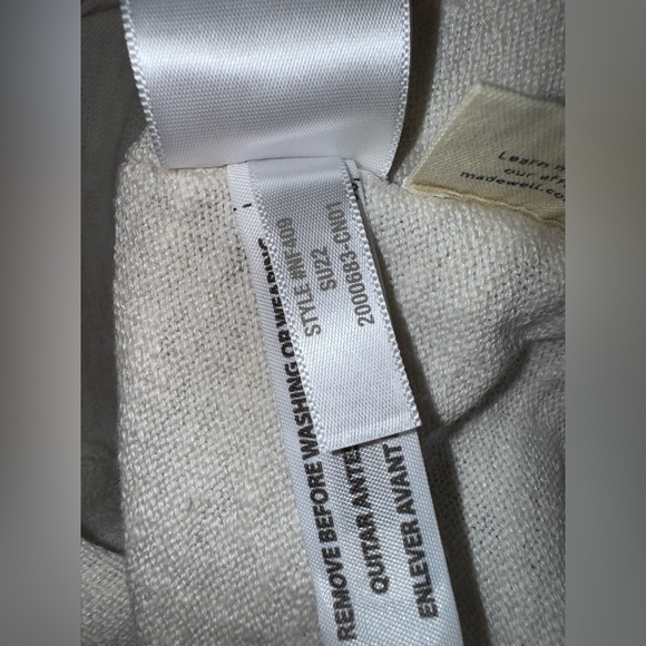 Madewell Palmdale Pullover Sweater in Colorblock Stripe size - Picture 12 of 12